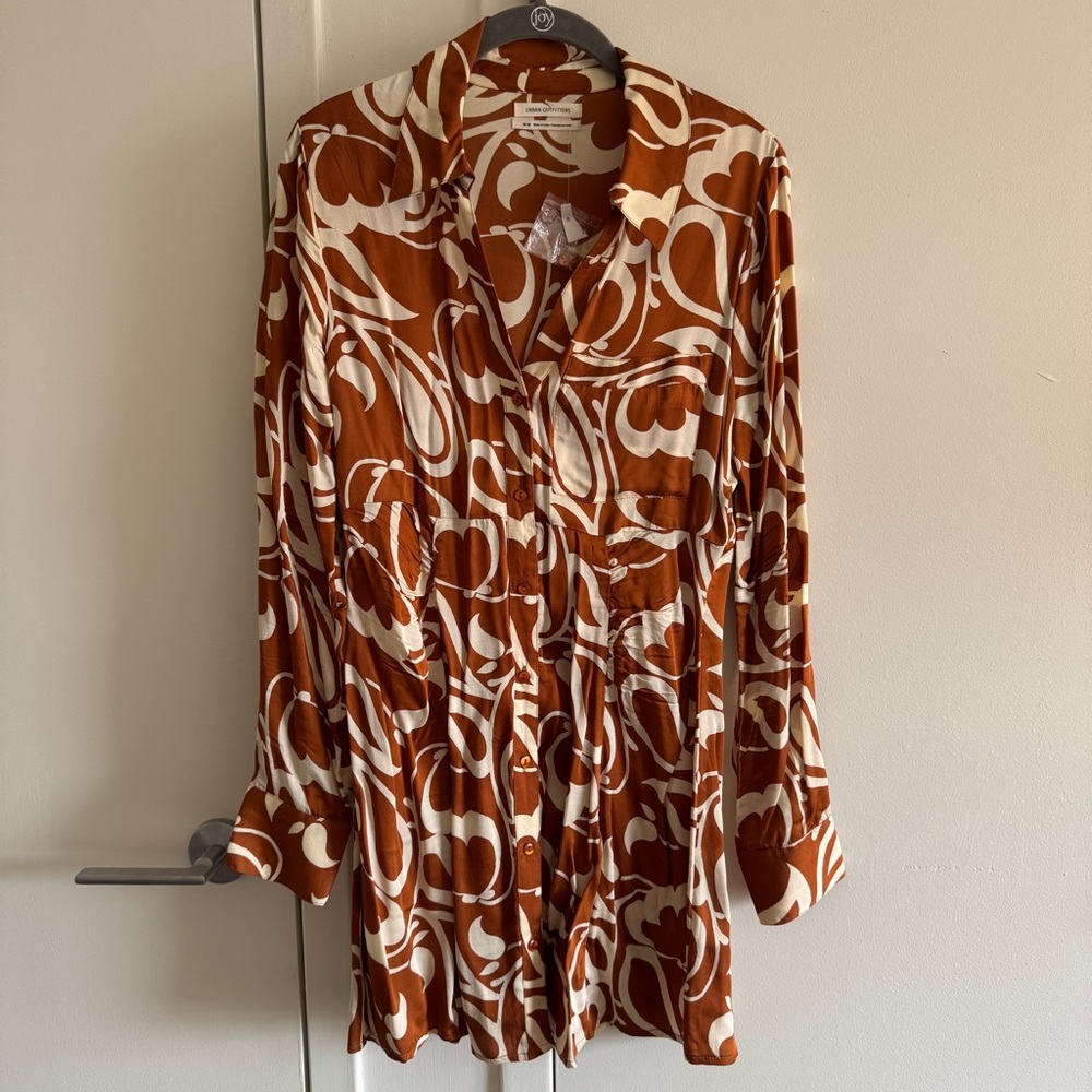 Urban Outfitters long sleeve 70s inspired dress